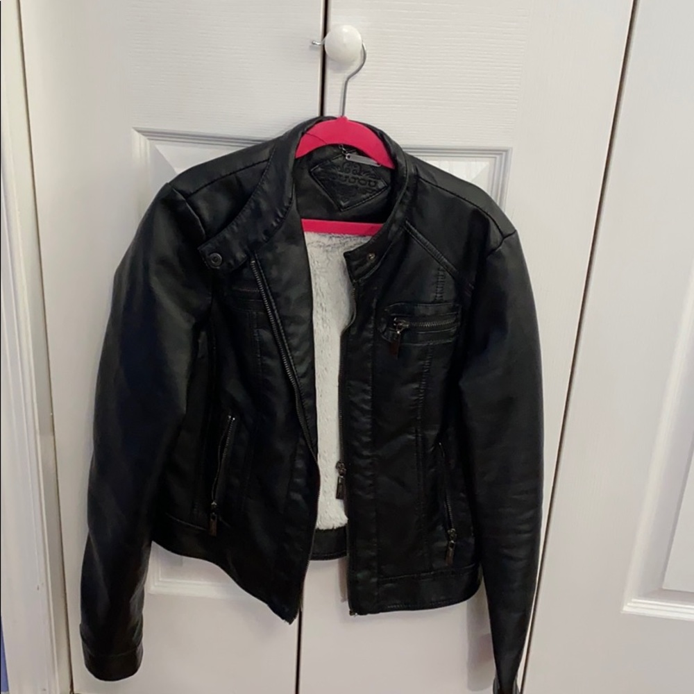 Faux Leather Jacket